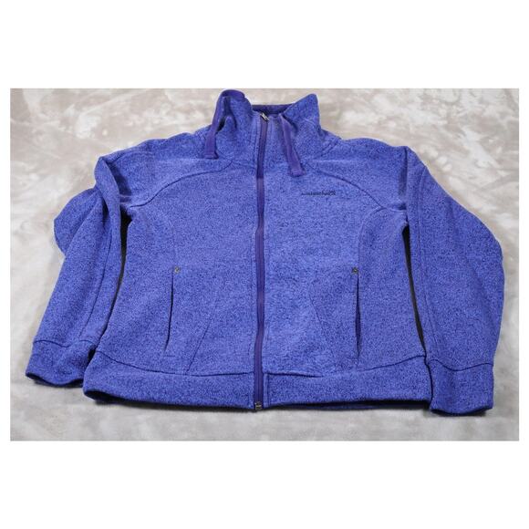 Avalanche Jacket Womens Medium Purple Full Zip Fleece Outdoor Warm Pockets Cozy - Picture 1 of 7